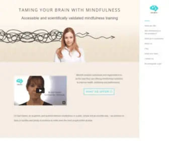 Mind-LAB.com(Accessible and scientifically validated mindfulness training) Screenshot