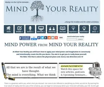 Mind-Your-Reality.com(Mind Power from Mind Your Reality) Screenshot