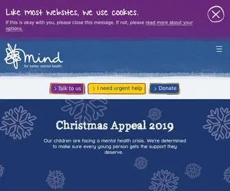 Mind.org.uk(Mind, the mental health charity) Screenshot