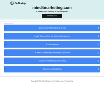 Mind4Marketing.com(Marketing, Advertising and Brand Consulting) Screenshot