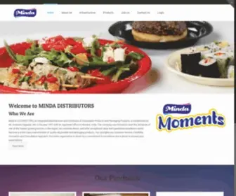 Mindadistributors.com(Minda Distributors) Screenshot