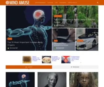 Mindamuse.com(Top 10 Lists) Screenshot