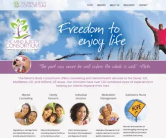 Mindandbodyde.com(The Mind and Body Consortium) Screenshot