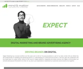 Mindandmatter.in(ROI Driven Digital Marketing Agency) Screenshot