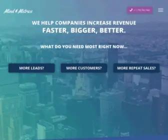 Mindandmetrics.com(Mind & Metrics) Screenshot