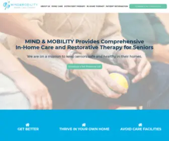 Mindandmobility.com(Home Care and Therapy Centers in South Florida) Screenshot