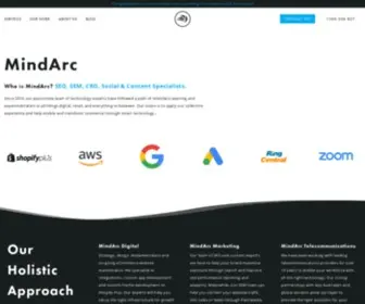 Mindarc.com.au(ECommerce, Digital Marketing and Telecommunication) Screenshot