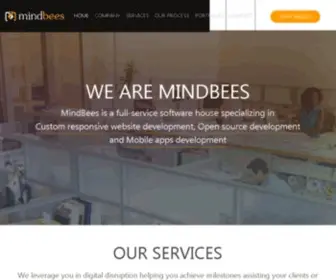 Mindbees.com(Web Design & Development Company India) Screenshot