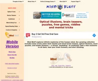 Mindbluff.com(Mind Bluff) Screenshot