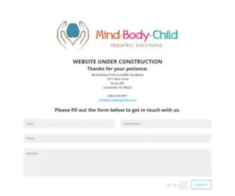 Mindbodychild.com(Mind Body Child) Screenshot