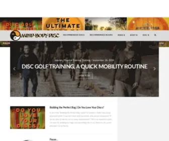 Mindbodydisc.com(Disc Golf Blog) Screenshot