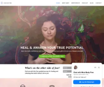 Mindbodyfree.com(Mind Body Free) Screenshot