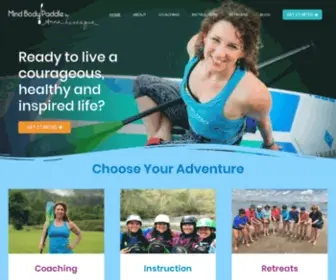 Mindbodypaddle.com(I'm here to help you re) Screenshot