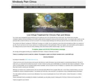 Mindbodypainclinics.com(Mindbody Pain Clinics) Screenshot