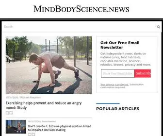 Mindbodyscience.news(Mind Body Science News) Screenshot