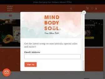 Mindbodysoul.net.in(Mind Body Soul) Screenshot