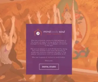 Mindbodysoulyoga.com(MindBodySoul Yoga + Wellness) Screenshot