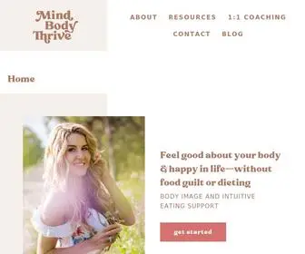 Mindbodythrive.com(Mindbodythrive) Screenshot