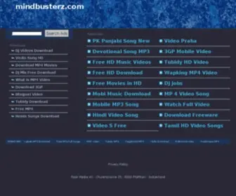 Mindbusterz.com(Specifications) Screenshot