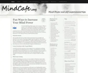 Mindcafe.org(Mind Cafe) Screenshot