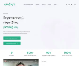 Mindcaretraining.com(Mindcare Training) Screenshot