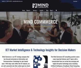 Mindcommerce.com(ICT Market Intelligence & Technology Insights) Screenshot