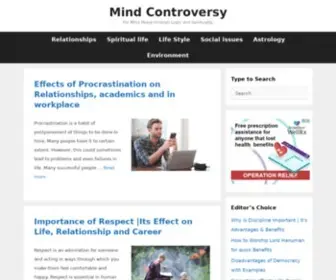 Mindcontroversy.com(Mind Controversy) Screenshot