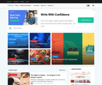 Mindcord.co.in(The Powerhouse of Amazing Articles) Screenshot
