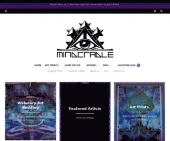 Mindcradle.net(Art for your sacred temple) Screenshot