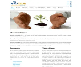 Mindcron.co.in(Mindcron™ Technologies) Screenshot