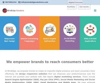 Mindedgesolutions.com(Digital Marketing Company) Screenshot