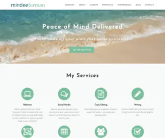 Mindeeforman.com(Mindee Forman) Screenshot