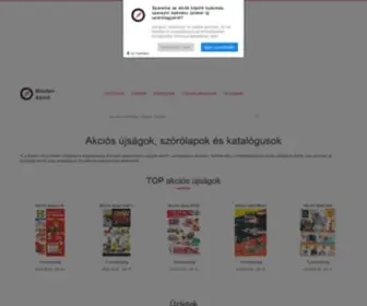 Minden-Akcio.hu(Az aktuális akciós újságok) Screenshot