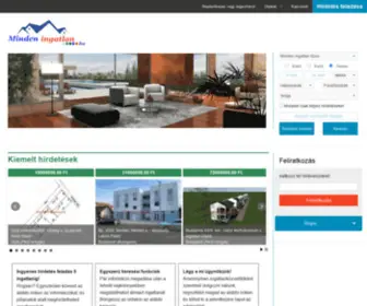 Mindeningatlan.hu(Ingatlan) Screenshot