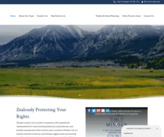 Mindenlawyers.com(Minden Lawyers) Screenshot