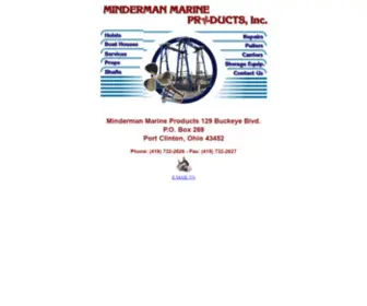 Mindermanmarine.com Screenshot