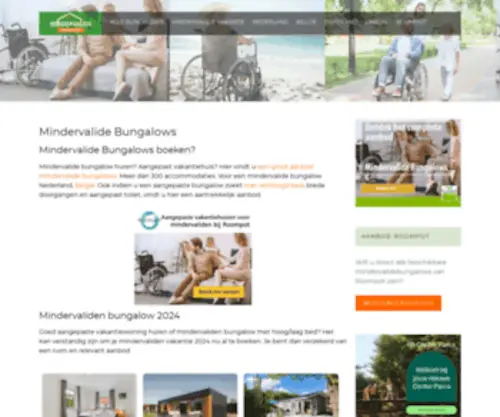 Mindervalide-Bungalows.nl(Mindervalide Bungalow) Screenshot