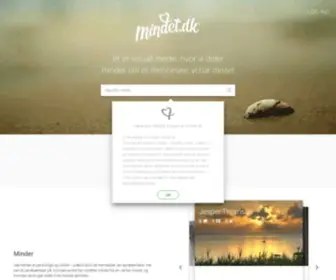 Mindet.dk(Søgeord: minde) Screenshot