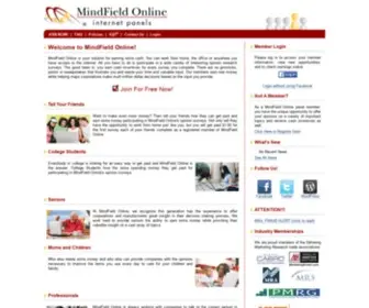 Mindfieldonline.com Screenshot