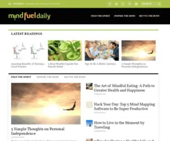 Mindfueldaily.com(Mind Fuel Daily) Screenshot