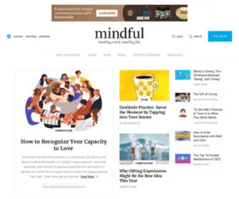Mindful.org(Healthy mind) Screenshot