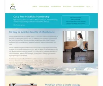 Mindful15.com(Mindfulness) Screenshot