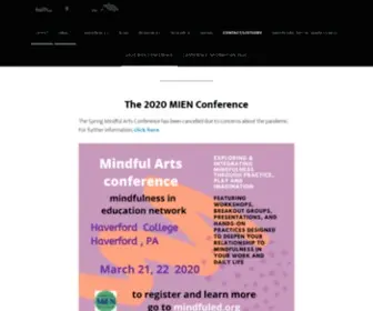 Mindfuled.org(Mindfulness in Education Network) Screenshot