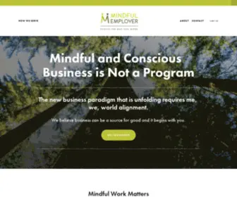 Mindfulemployer-US.com(Mindful Employer) Screenshot