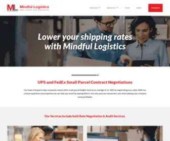 Mindfullogistics.com(Mindful Logistics) Screenshot