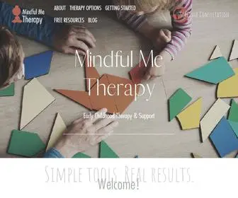 Mindfulmetherapy.com(Mindful Me Therapy) Screenshot