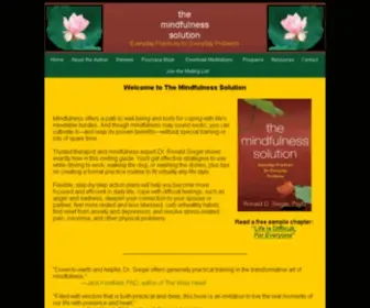 Mindfulness-Solution.com(My Blog) Screenshot