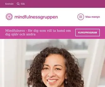 Mindfulnessgruppen.se(Mindfulness, Meditation i Stockholm | Kurs & Utbildning i Medveten närvaro) Screenshot