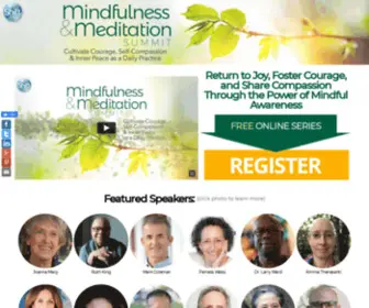 Mindfulnessmeditationsummit.com(Mindfulness & Meditation Summit) Screenshot