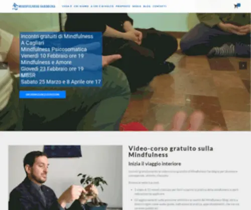 Mindfulnesssardegna.it(Mindfulness Sardegna) Screenshot